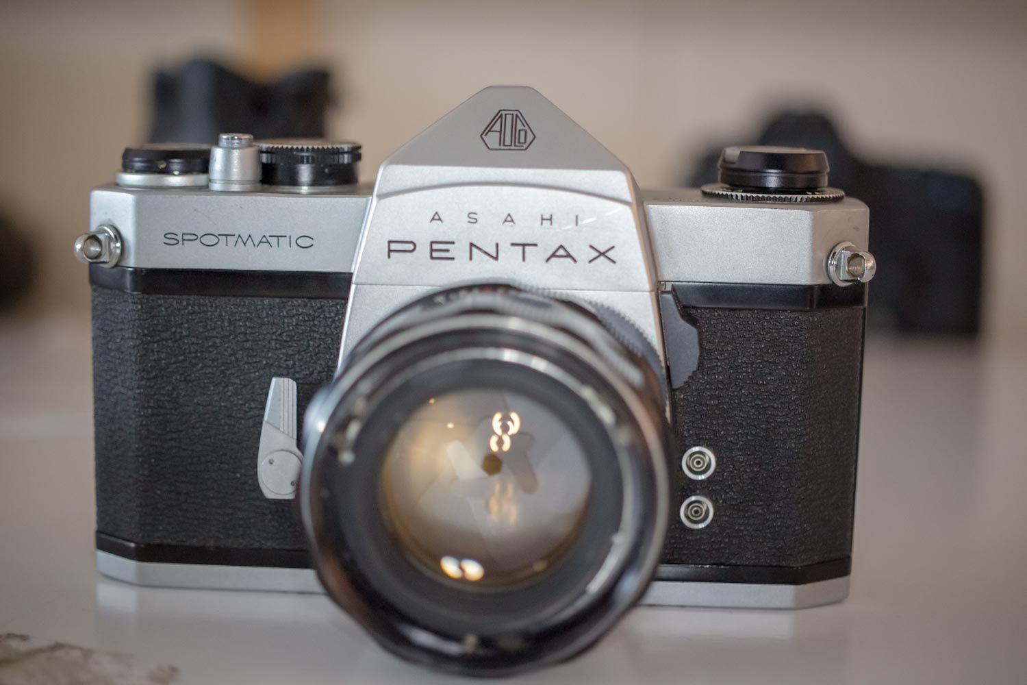 Asahi Pentax Spotmatic SP film camera restored to working order